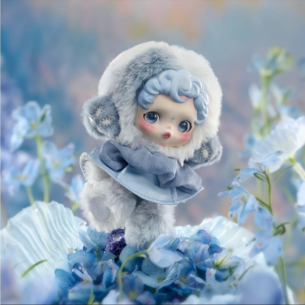 Pop Mart Skullpanda Limpressionnisme Plush Doll Dew
